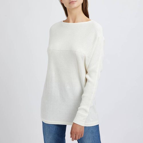 Ivory Batwing Knitted Jumper - Crew Clothing - Modalova
