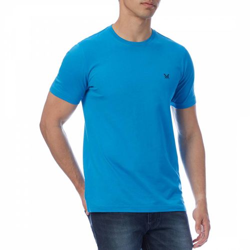 Blue Cotton T-Shirt - Crew Clothing - Modalova