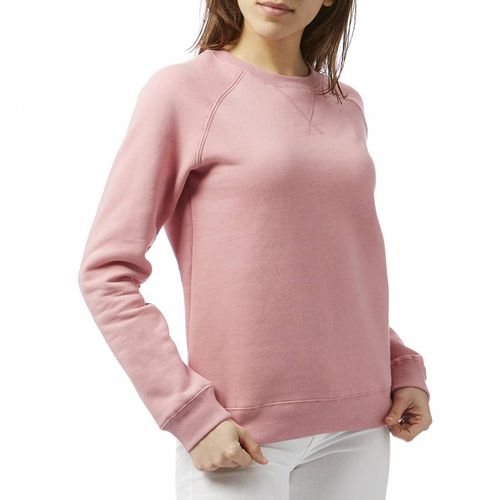 Pink Cotton Crew Neck Sweatshirt - Crew Clothing - Modalova