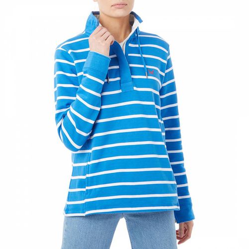 Stripe Cotton Toggle Sweatshirt - Crew Clothing - Modalova