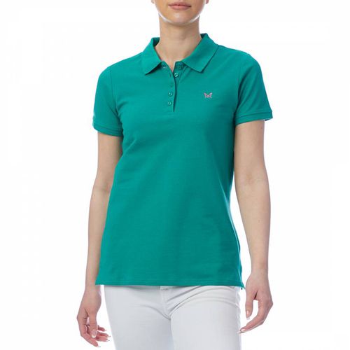 Green Cotton Polo Shirt - Crew Clothing - Modalova