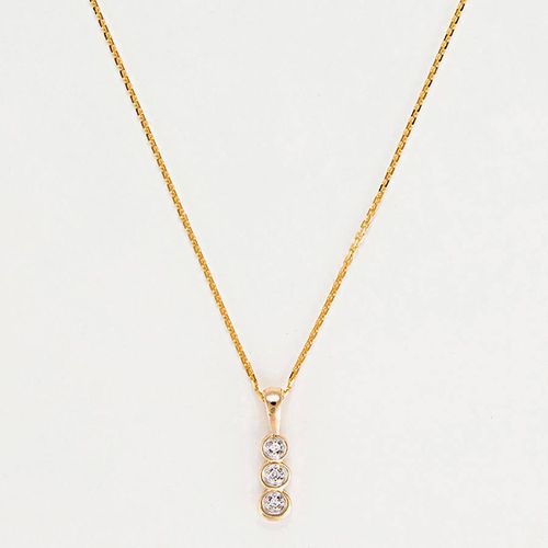 Mini Trilogy' Circle Hoop Pendant Drop Necklace - Le Diamantaire - Modalova