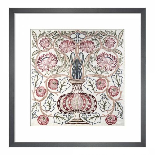 Flowerpot 30x30cm Framed Print - William Morris - Modalova
