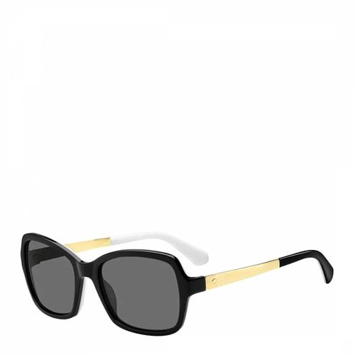 Unisex /White Sunglasses 55mm - Kate Spade - Modalova