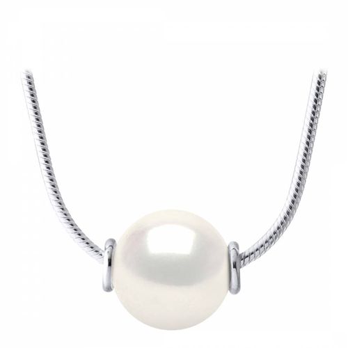 Silver Pearl Passing Through Necklace - Atelier Pearls - Modalova