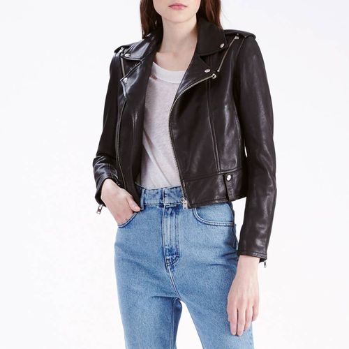 Black Ozark Leather Jacket - IRO - Modalova