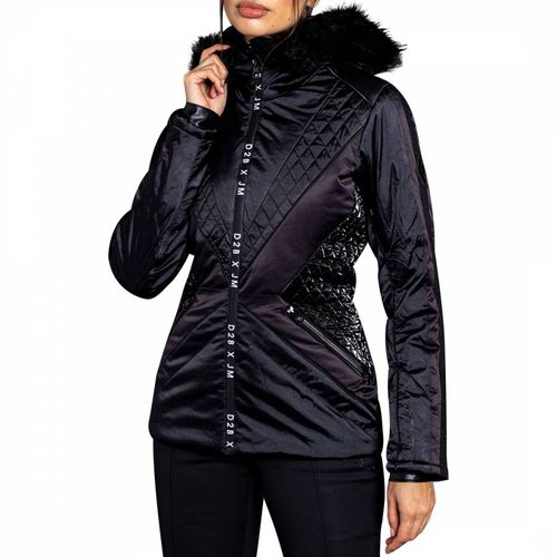 Black Wateproof Luxe Ski Jacket - Dare2B - Modalova