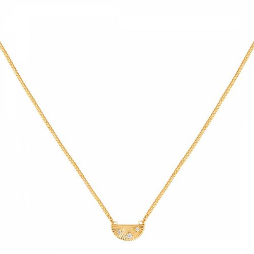 Gold Sunbeam Pendant Necklace - Astrid & Miyu - Modalova