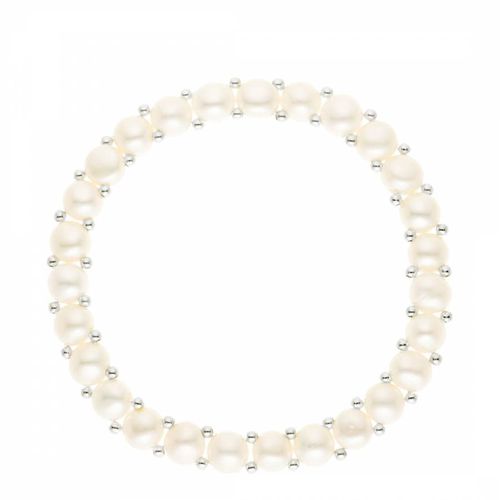 Pink Row Fresh Water Pearl Bracelet 3-4mm - Mitzuko - Modalova