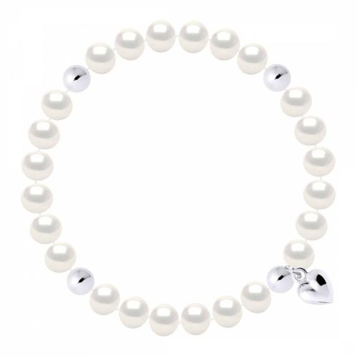 Silver Freshwater Pearl Stretchable Bracelet 7-8mm - Atelier Pearls - Modalova