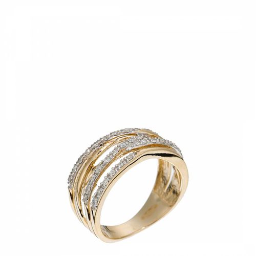 Gold Eternal Interlacing Diamond Ring - Le Diamantaire - Modalova