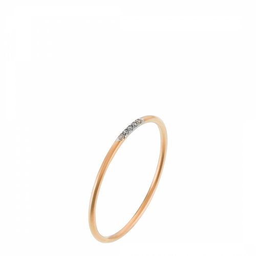 Rose Gold Silver Diamond Ring - Le Diamantaire - Modalova