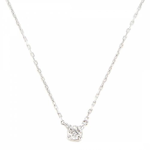 Silver Diamond Necklace - Diamantini - Modalova