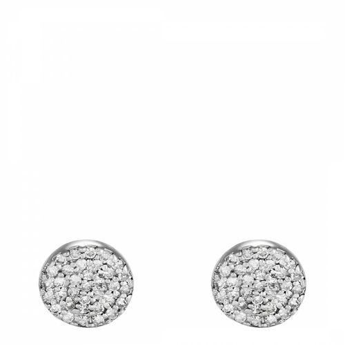 Silver Sparkling Rounds Diamond Earrings - Le Diamantaire - Modalova