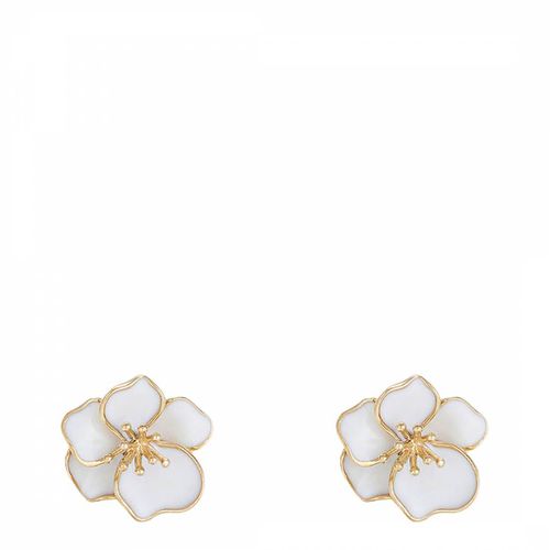 Gold Orchid Diamond Earrings - Le Diamantaire - Modalova