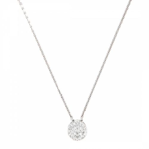 Silver 'My Brilliant' Diamond Pendant Necklace - Le Diamantaire - Modalova