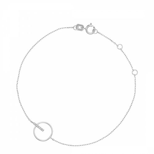 Silver Circle Diamond Bracelet - Le Diamantaire - Modalova