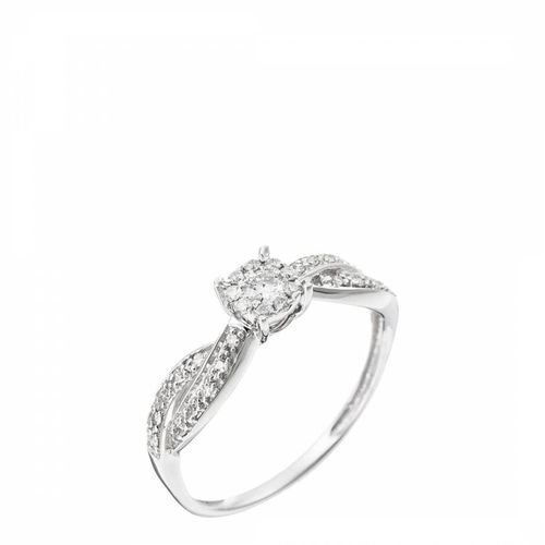 Silver Romantic Love" Diamond Ring" - Diamantini - Modalova