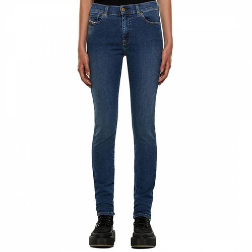 Dark D-Roisin Skinny Stretch Jeans - Diesel - Modalova