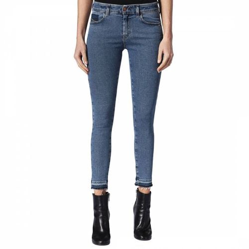 Blue Slandy Skinny Stretch Jeans - Diesel - Modalova