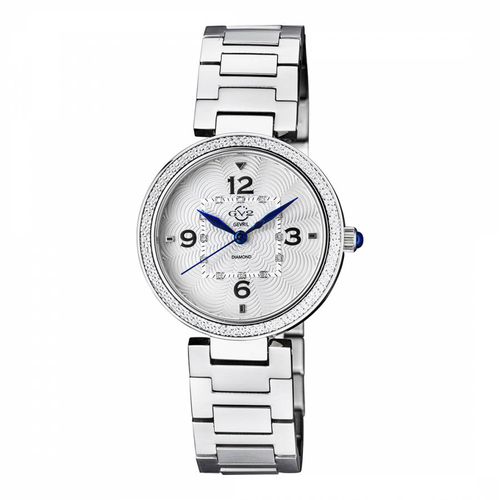 Women's Piemonte White Dial Diamond Watch - Gevril - Modalova