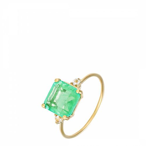 Gold/Green 'Hope' Ring - Or Eclat - Modalova