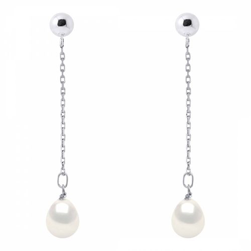 Natural White Pear Pearl Earrings - Atelier Pearls - Modalova
