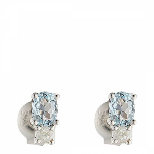 Silver Azure Earrings - Diamond And Co - Modalova