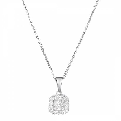 Silver Carrie Pendant Necklace - Diamond And Co - Modalova