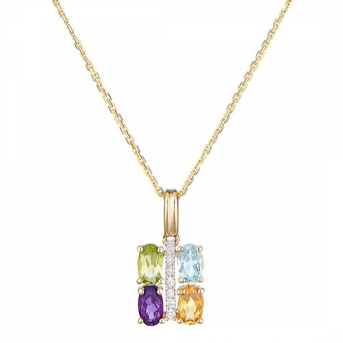 Gold Cayuga Pendant Necklace - Diamond And Co - Modalova