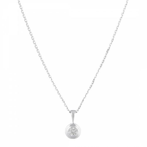 Silver Bomb Pendant Necklace - Diamond And Co - Modalova