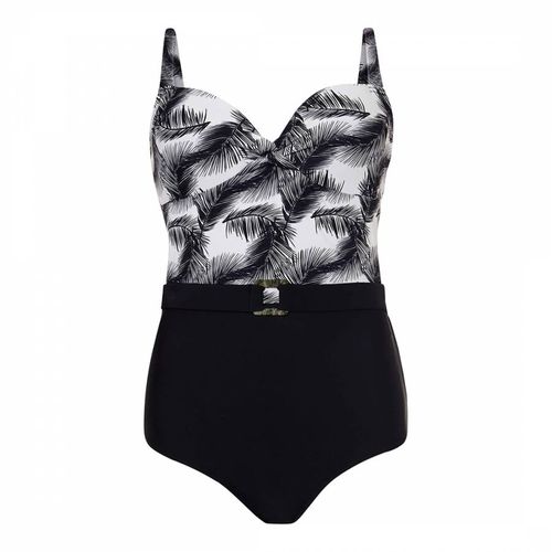 Black Palm Print Swimsuit - Phase Eight - Modalova