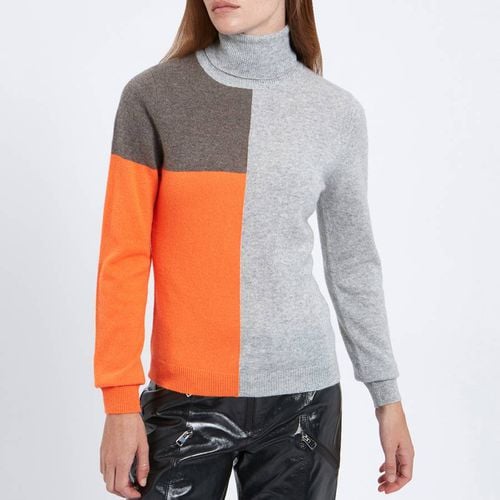 Multi Geo Colourblock Cashmere Jumper - Scott & Scott London - Modalova