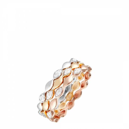 Tricolour Gold "Trinity" Ring - Diamond And Co - Modalova