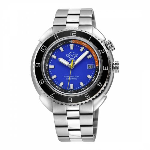 Men's Blue/ Squalo Automatic Bracelet Watch 46 Mm - Gevril - Modalova