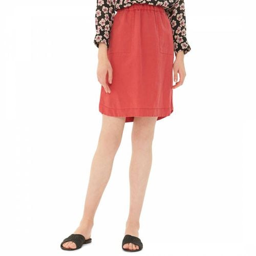 Red Linen Blend Skirt - Gerard Darel - Modalova