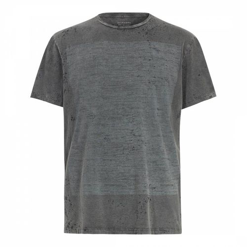 Washed Black Cotton T-Shirt - AllSaints - Modalova