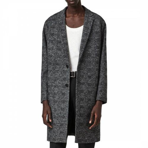 Remmington Check Wool Blend Coat - AllSaints - Modalova