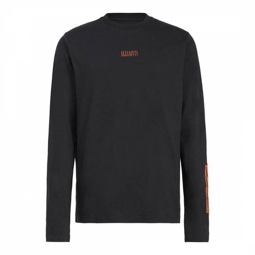 Black Vertice Cotton Sweatshirt - AllSaints - Modalova