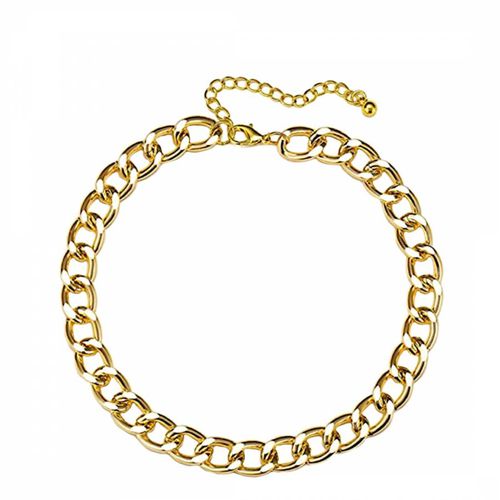 K Gold Link Necklace - Liv Oliver - Modalova