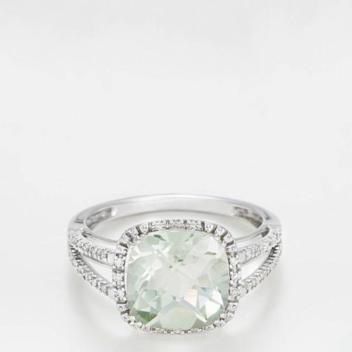 Silver Diamond Ring - Le Diamantaire - Modalova