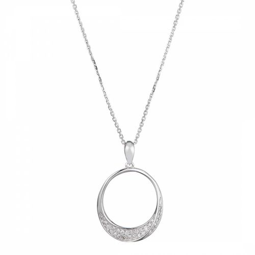 Silver "You Told Me Yes" Pendant Necklace - Diamond And Co - Modalova