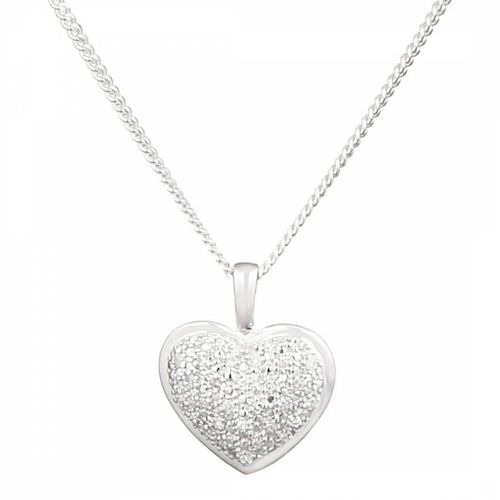 Quot;Heart" Diamond Pendant Necklace - Diamond And Co - Modalova