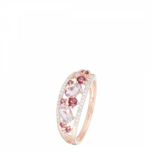 Rose "Amore" Multi Diamond Ring - Diamond And Co - Modalova