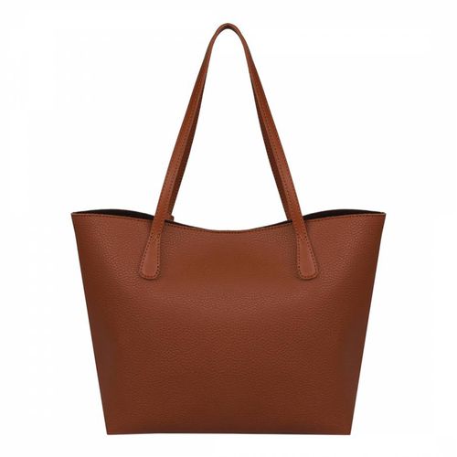 Tan/ Leather Top Handle Handbag - Beverly Hills Polo Club - Modalova