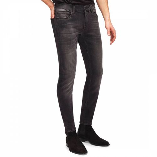 Washed Black Ronnie Tapered Jeans - 7 For All Mankind - Modalova