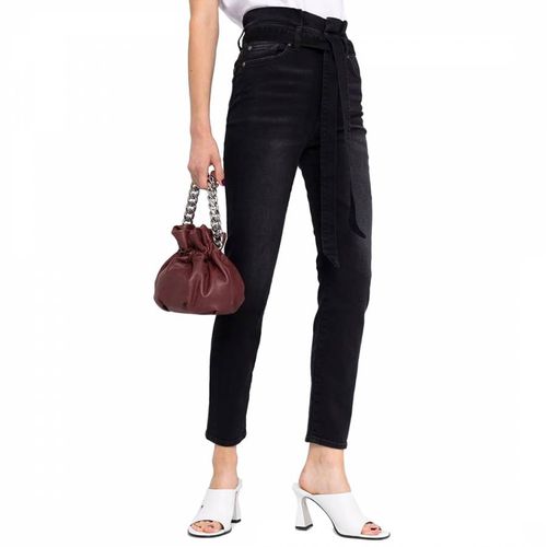 Charcoal Paperbag Stretch Slim Jeans - 7 For All Mankind - Modalova