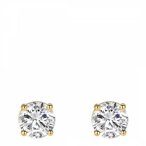 K Gold Cz Stud Earrings - Stephen Oliver - Modalova