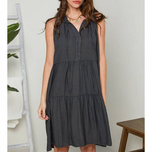 Charocal Ruffle Linen Mini Dress - LE MONDE DU LIN - Modalova