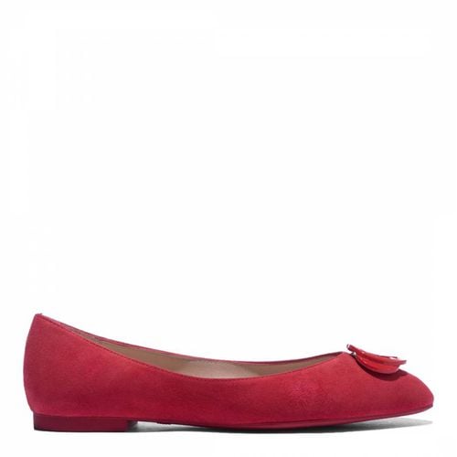 Red Suede Adeliza Tonal Ballerinas - Stuart Weitzman - Modalova